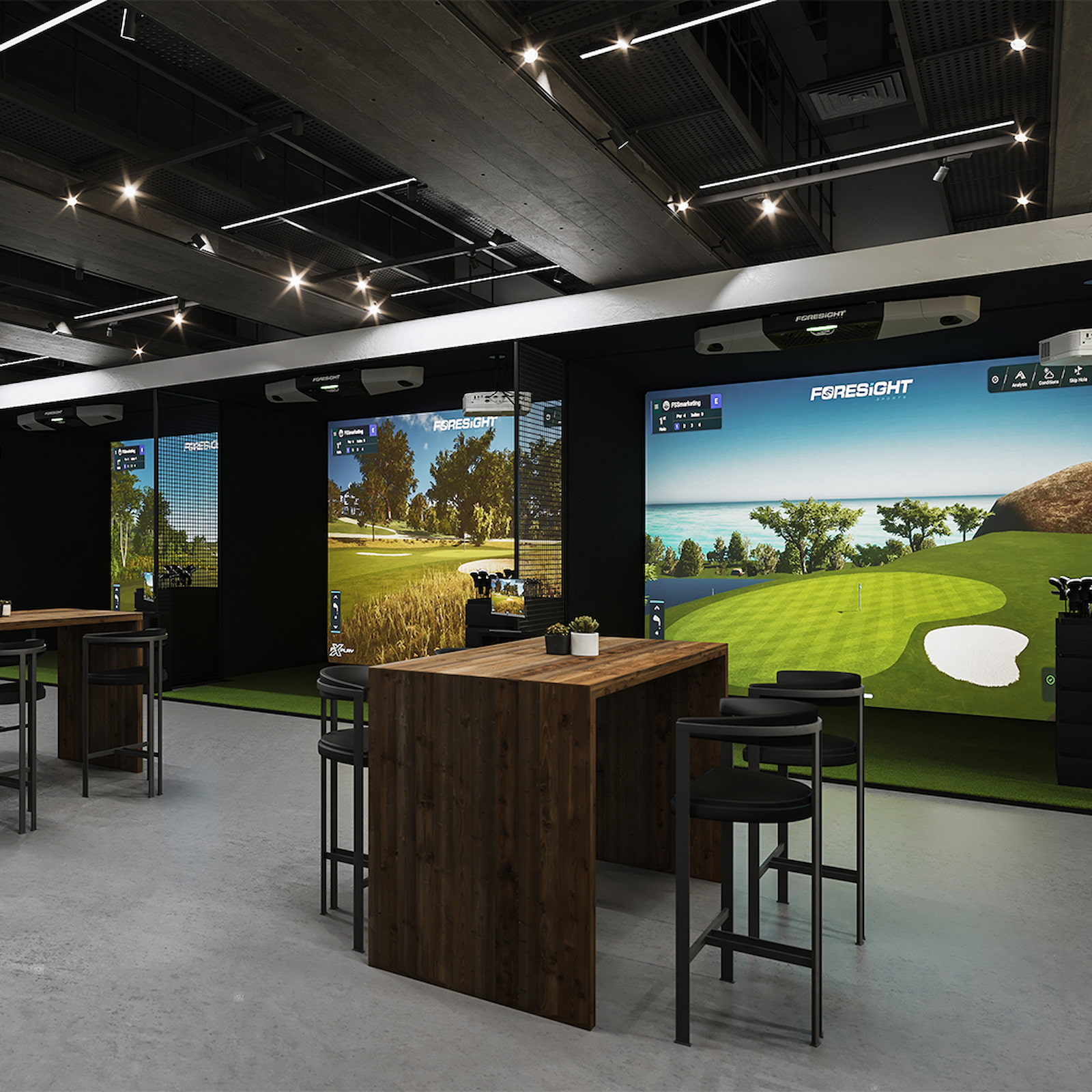 Simulator floor